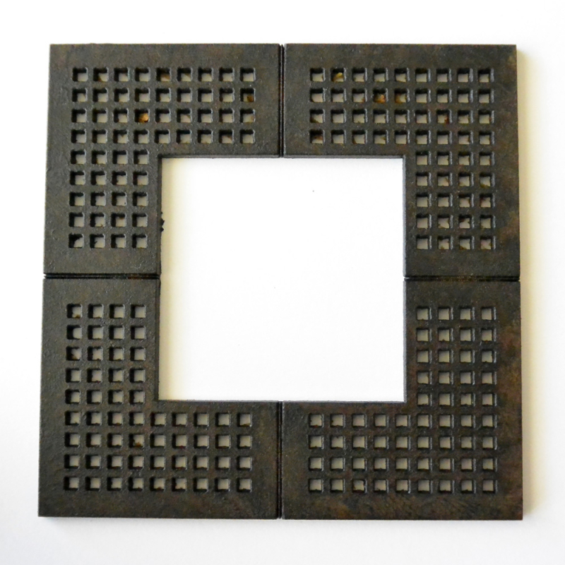 Boomrooster - vierkant gatenpatroon